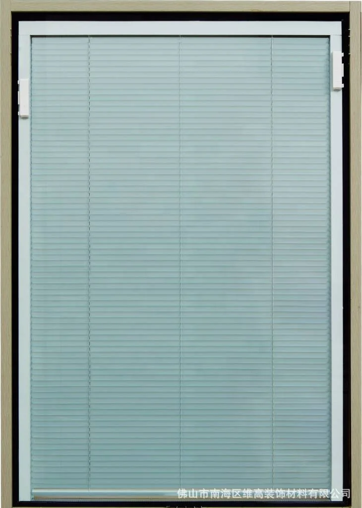 easy to clean venetian blinds for double glass Custom Size Double Glazing integral blinds between glass