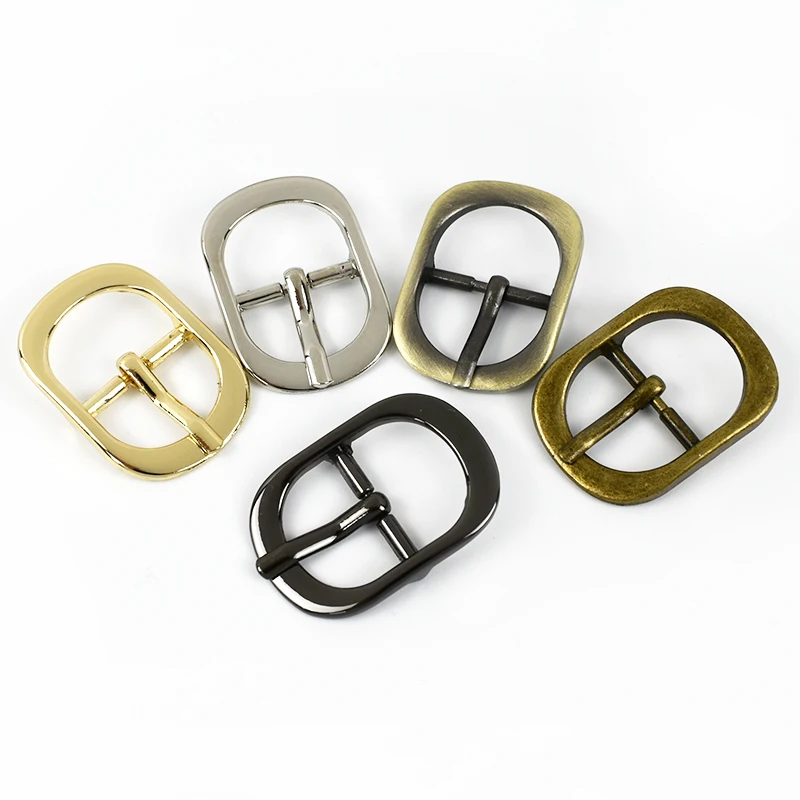 Meetee F3-23 DIY Leather Crafts Hardware Sewing Accessories Bag Strap Clasp Buckle 20mm Adjustable Alloy Belt Pin