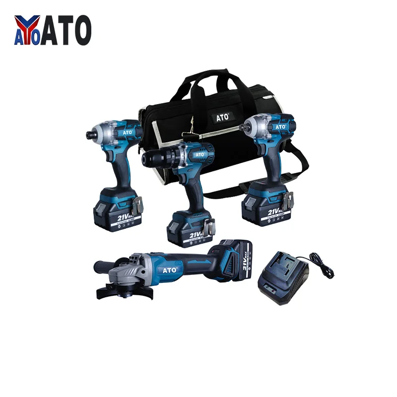 ATO электроинструменты N in one Power Force Dual Gear Speed 3.0Ah 4.0Ah 5.0Ah CE GS makita combo kit paypal