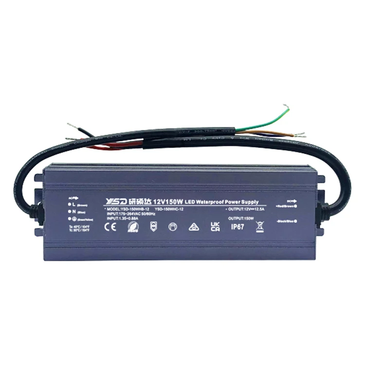 Economic Price  220V Ac To 12v/24v Dc 400w Waterproof Power Supply Led Driver For Out Door Lighting Box