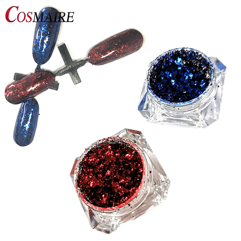 Nail Art Decoration Fireworks Effect Foils Flakes Laser Powder