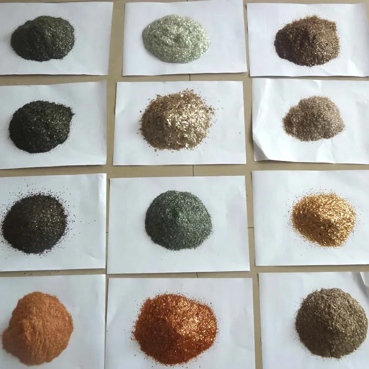 Epoxy Floor Paint Flakes Coating Colored Dyed Mica Flakes