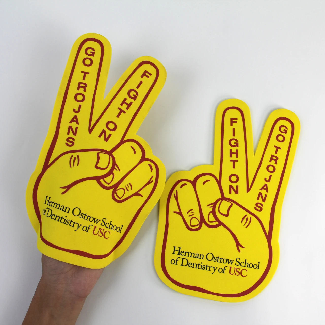 Promo Cheap Price High Quality EVA Foam Hand Palm Foam Fingers for Sports and Concert Cheering