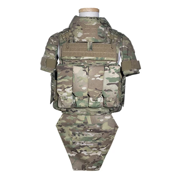 Полностью защитный бронежилет CP Armor Laser Molle для тактических операций обеспечивающий полную защиту тела