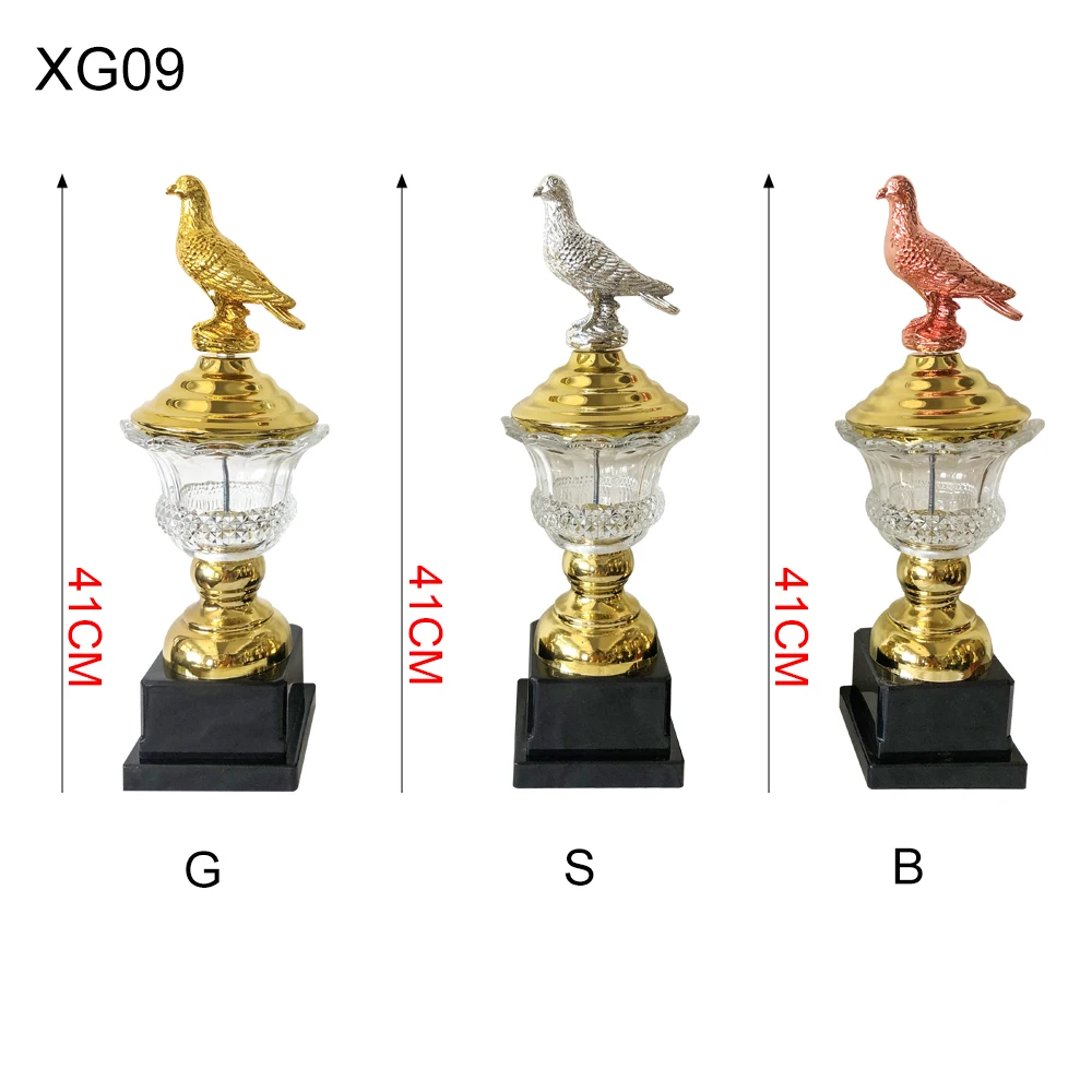 Трофей Кубок для сувениров голубь новый дизайн награды и трофеи Хрустальная стеклянная табличка на заказ Футбольный