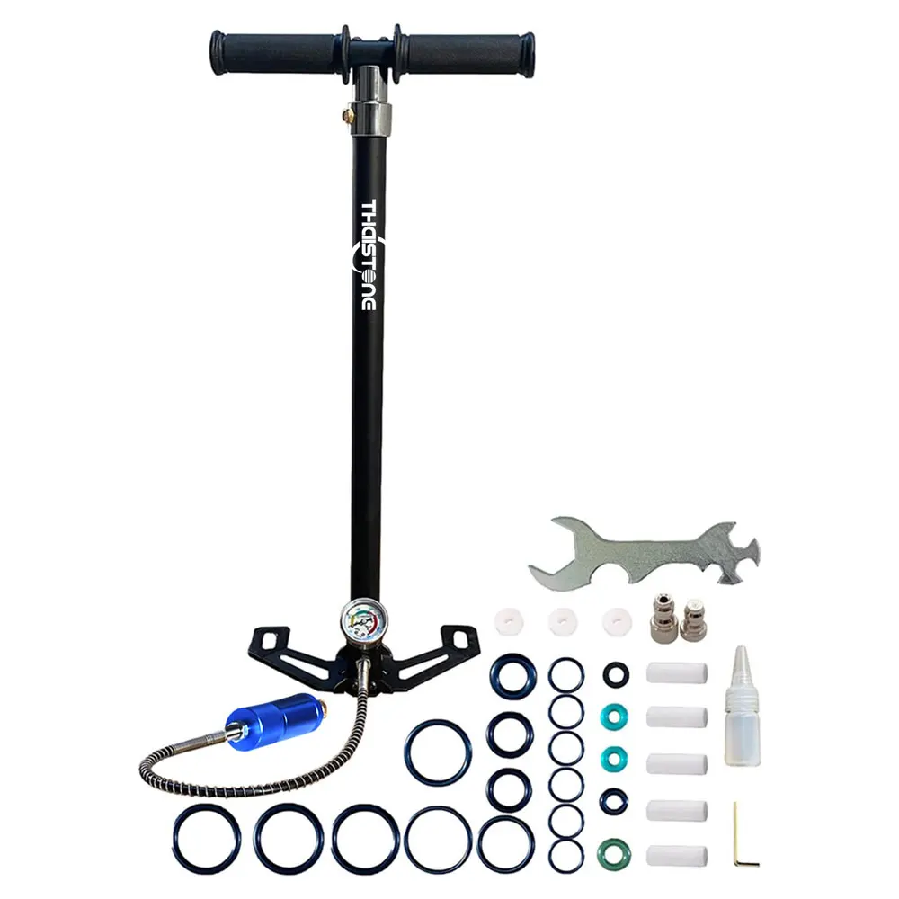 30mpa 4500psi 300bar 3 Stage High Pressure Air PCP Pump for Diving Tank PCP Hunting Bicycle Supplement PCP Compressor