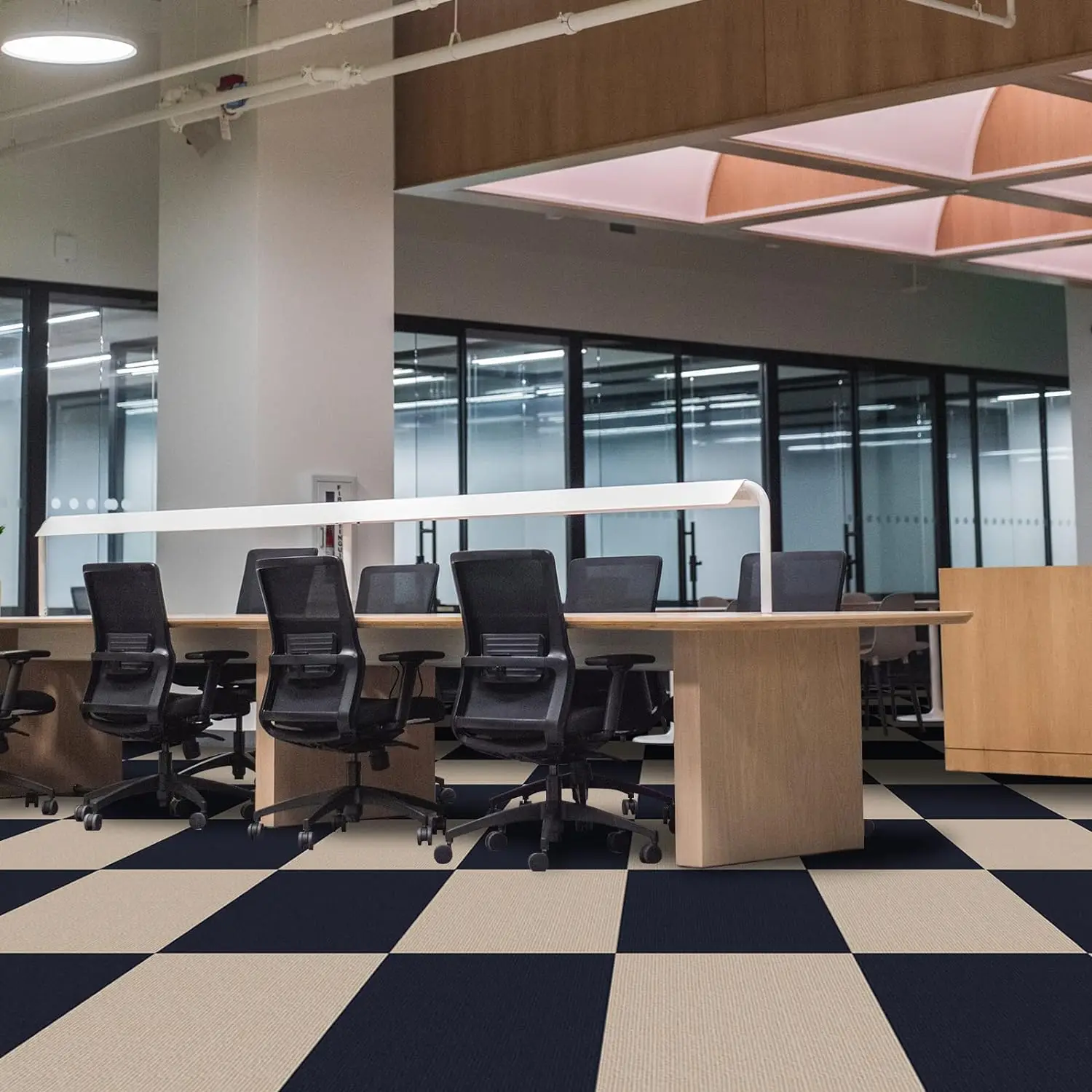 Office Carpet Tiles Commercial Carpet 12*12 Inch Square Carpet Floor Tile with Non-Slip Asphalt Backing Peel and Stick