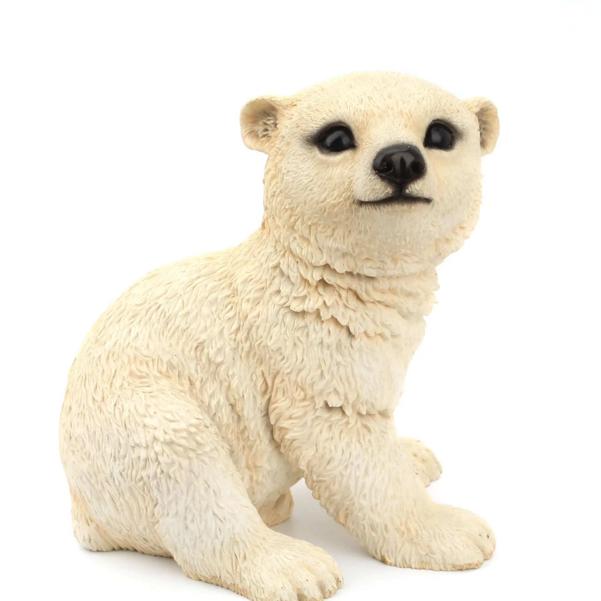Simulation Polar Bear Piggy Bank Children Piggy Bank Resin Animal Decoration Ornaments Home Decor