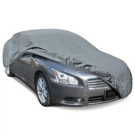 250GSM PVC Cotton Sedan Cover Shade Car Parking Protection Cover Portable
