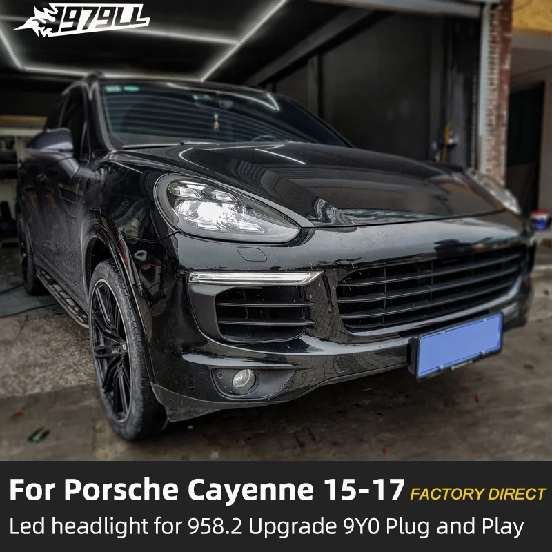High quality car led headlight for 2015-2017 porsche cayenne 958 headlights
