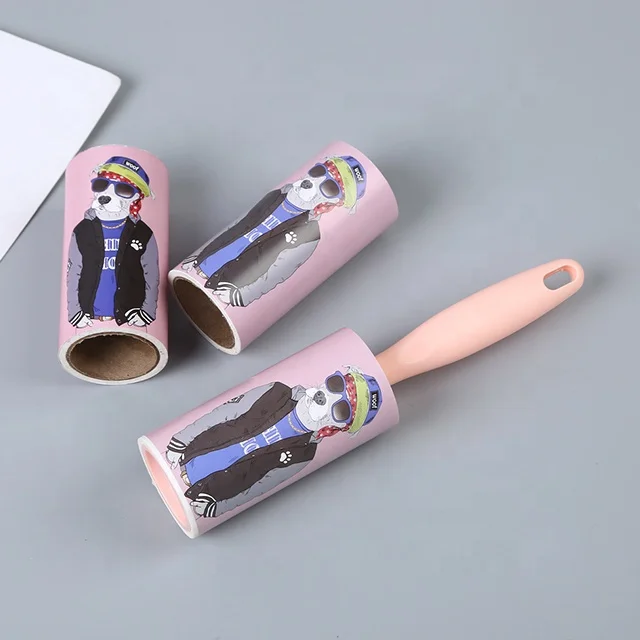 China Manufacturer 3 Refills 1 Handle reusable Long Lint Roller Lint Remover Clothes