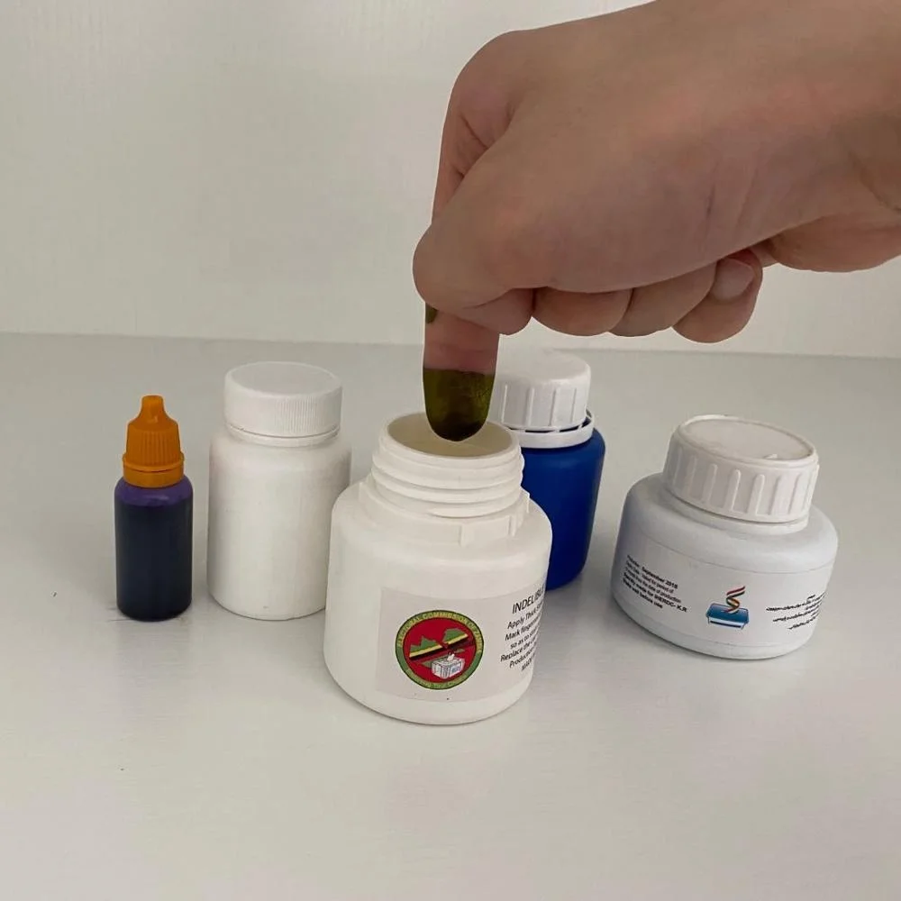 Красочные негибкие чернила для выборов