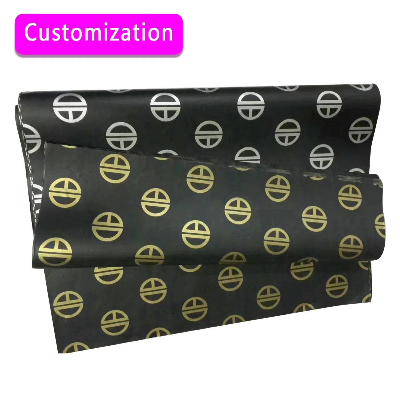 custom logo printed 17-40gsm gift t-shirt  clothes shoes wrapping tissue paper designer wrapping paper for packaging