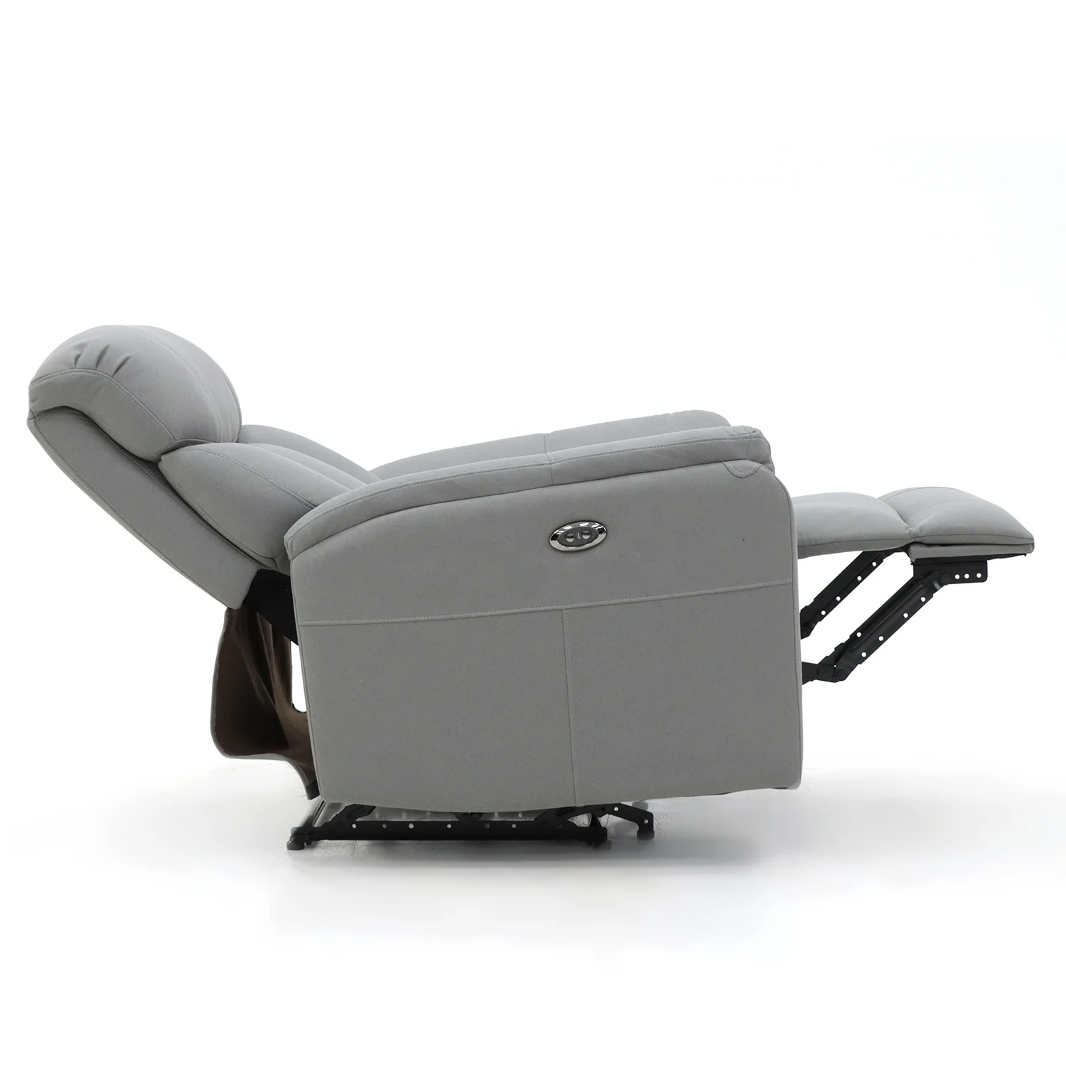 Geeksofa Factory Wholesale Lazy Boy Modern Microfiber Fabric Power Electric Recliner Chair with Massage and Heat for Living Room