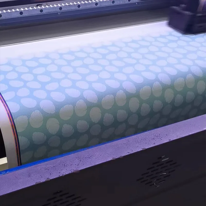 Low MOQ PVC PU Custom 3D /UV Digital Printing Artificial Synthetic Vinyl Leather Fabric For Making Handbags DIY Sewing Material