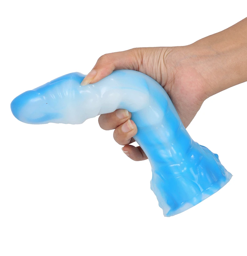 New monster special shaped soft rear anal plug liquid silicone large simulated dildo penis sex toy for women