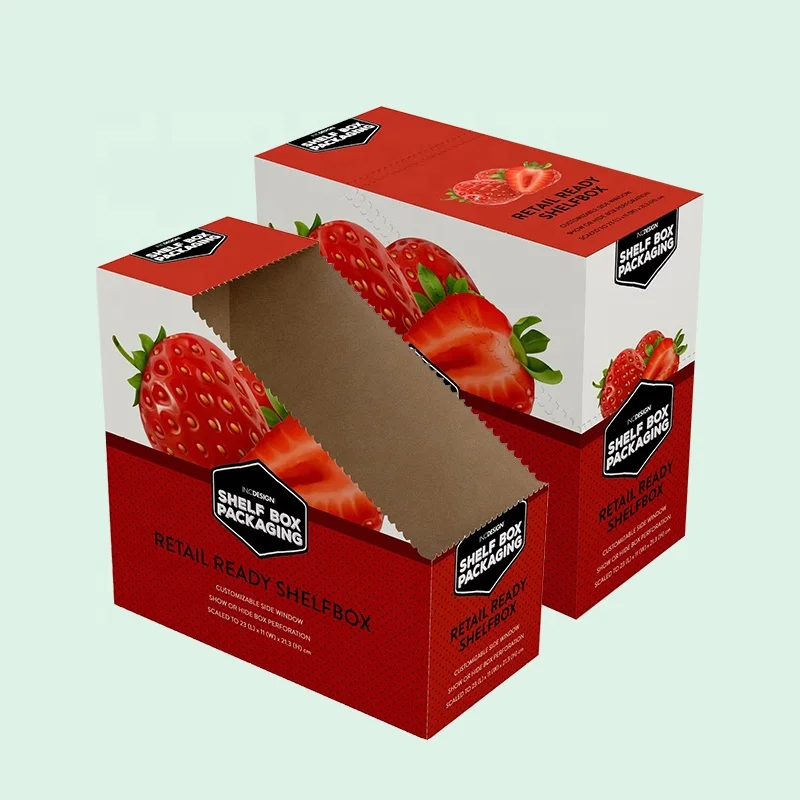 Holidaypac Custom Cardboard Sachet Dispenser Box Mylar Bag Oil Dropper Perforated Counter Paper Display Box With Tear Off Line