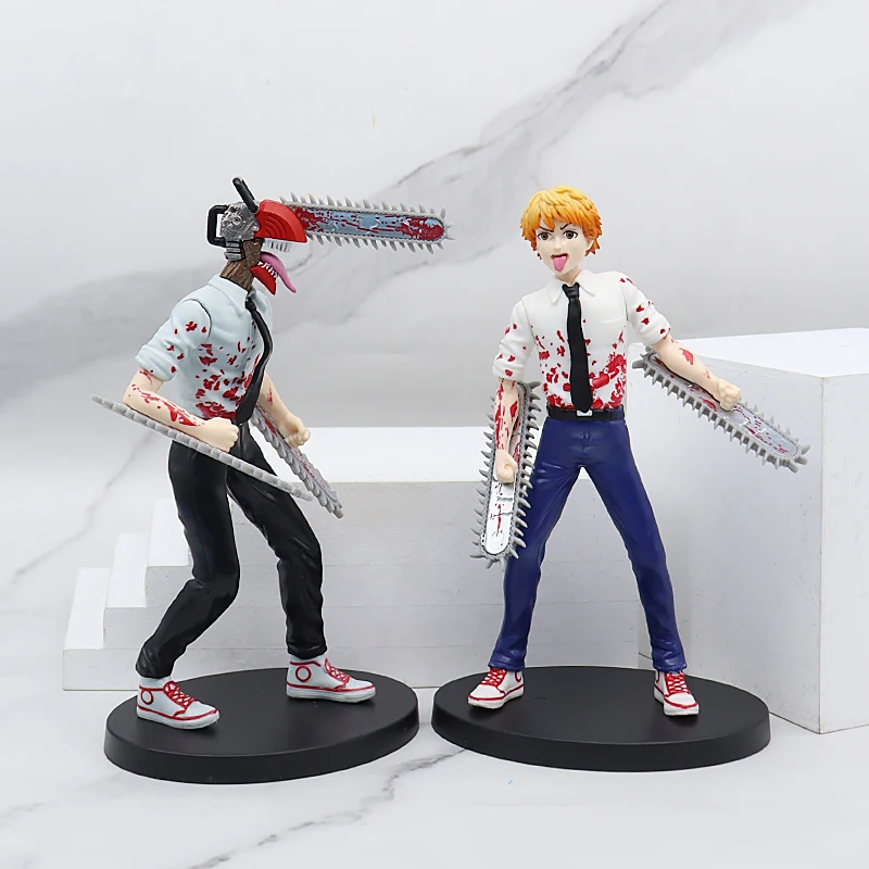5 Styles the chainsaw man figuras japanese anime toys Makima Pochita Denji Power figure action