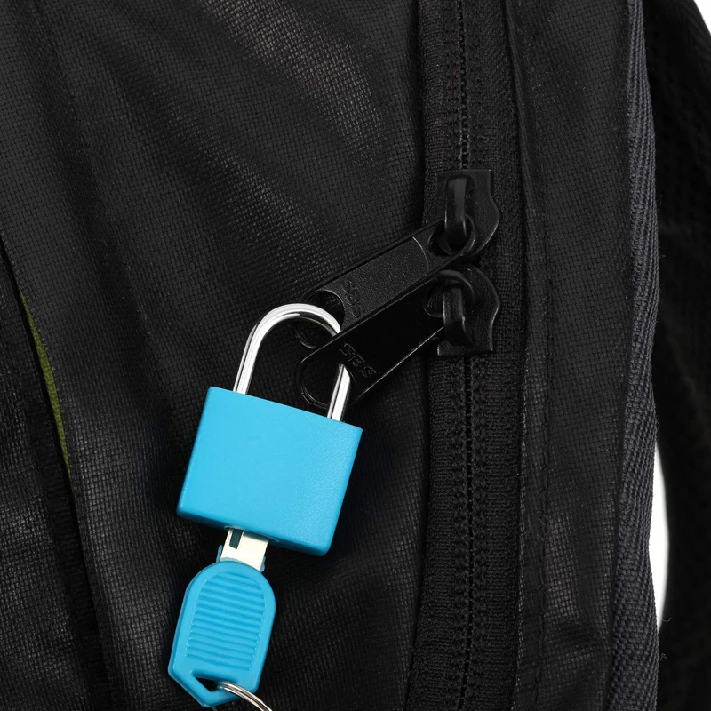 Heavy Duty Laminated Steel Lock Body with Plastic Covered Smart Padlock with Keys Wholesale Fancy Long Padlock 20mm 50mm