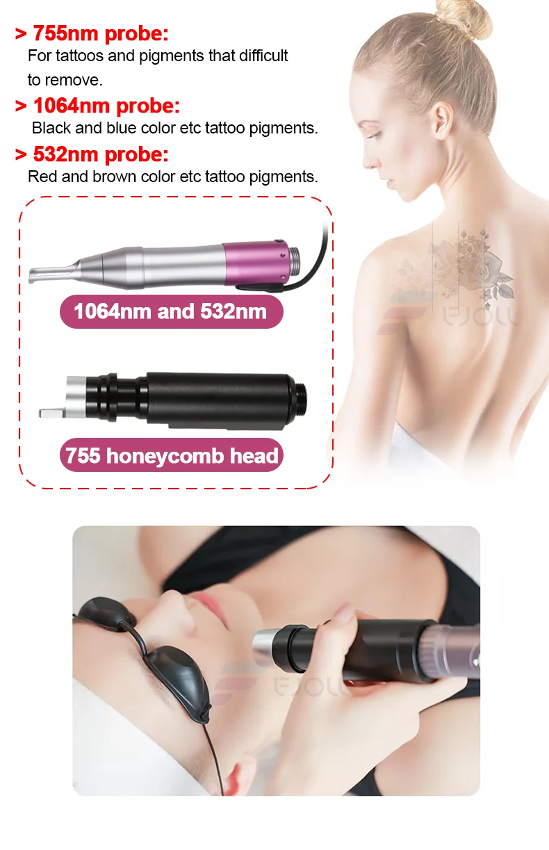 Oem Picocare Q Switched Nd Yag Laser Tattoo Tattoo Removal Picosecond Laser Picosegundos Lutron Picolaser Tattoo Remove Machine