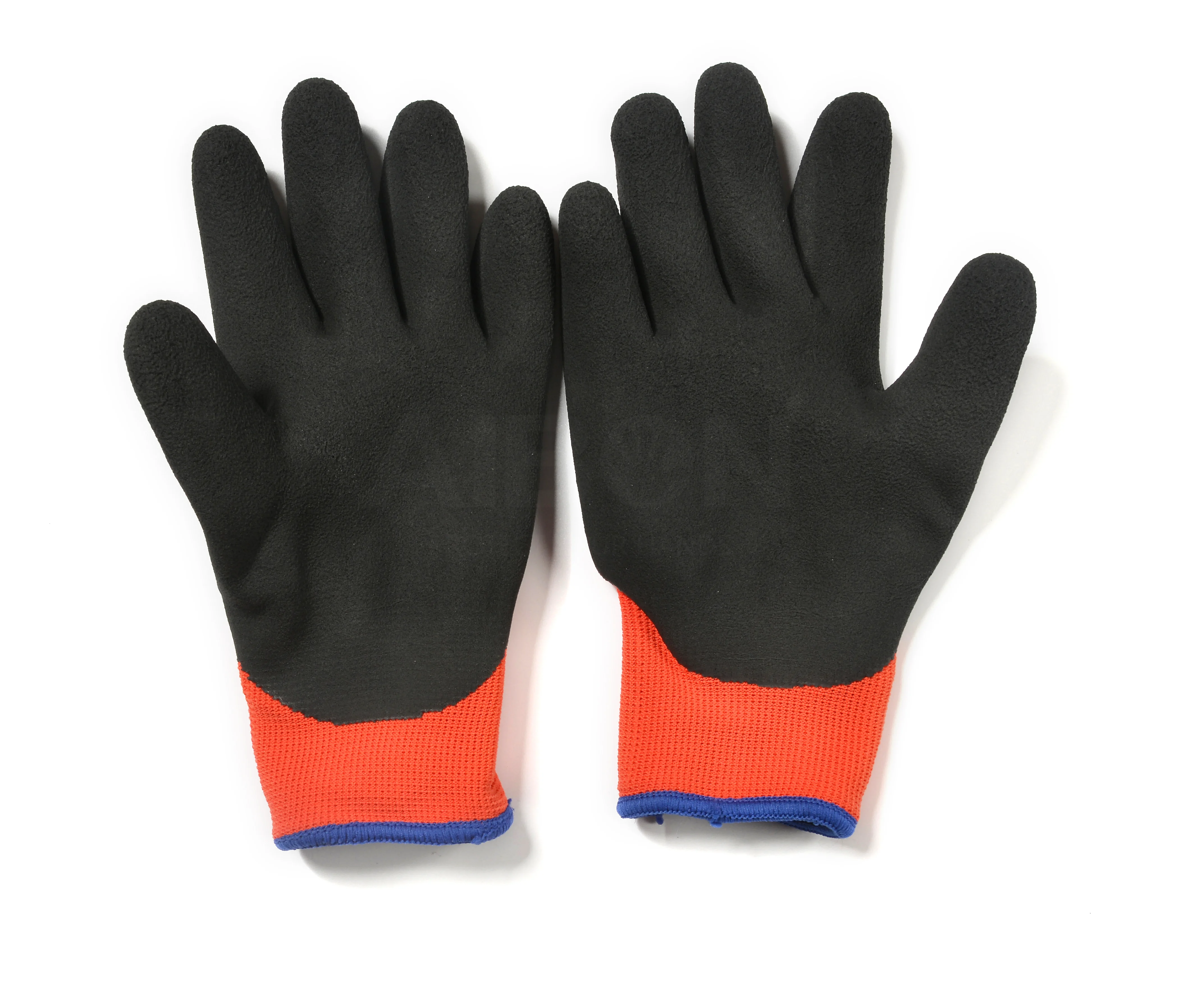 orange impact marine microfoam working cut resistant uncoated watabe nylon safety gloves silicone