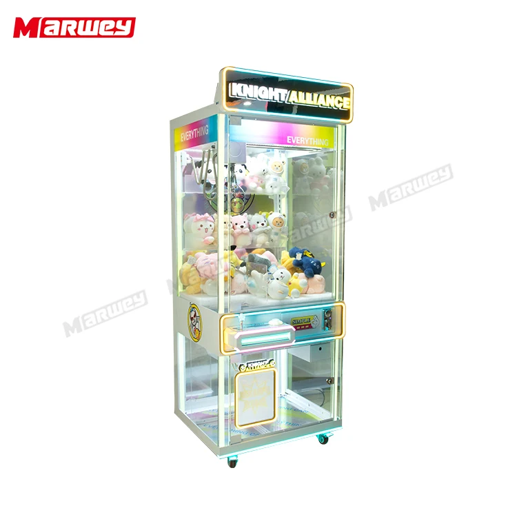 OEM ODM Cheap Dolls Catcher Crane Game Machine Popular Coin Operated Commercial Arcade Toy Transparent Claw Machine