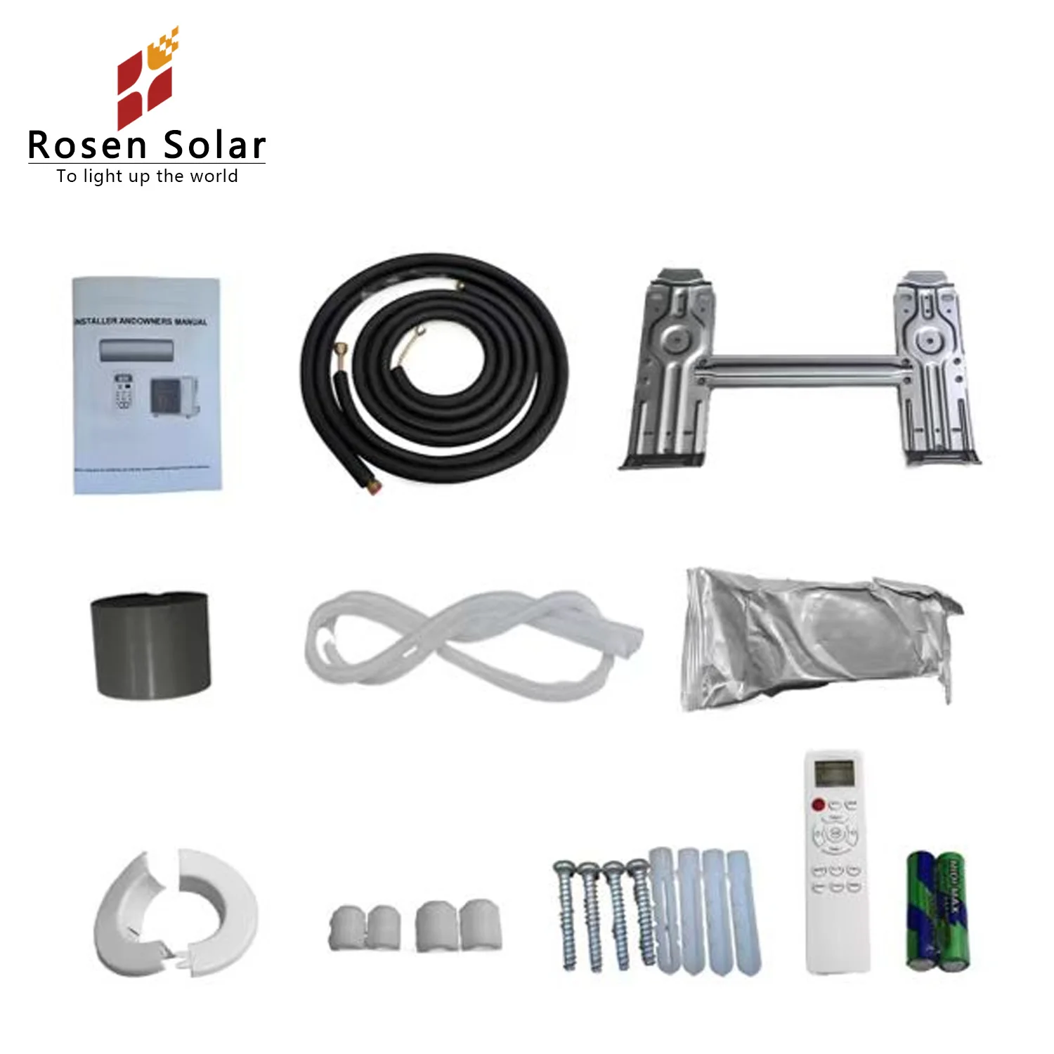 Hybrid Solar Power Air Conditioner Split Unit 12000Btu 18000Btu 24000Btu Air Conditioning System