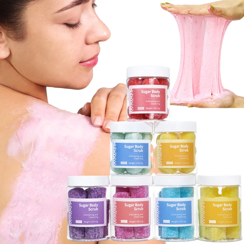 Private Label Bodyscrubs Natural Exfoliating Soothing Anti Aging Skin Care Organic Body And Facial Sugar Scrub