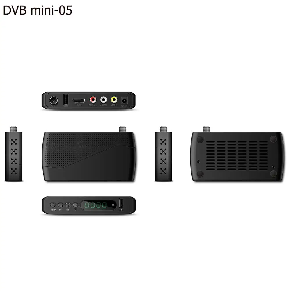 OEM подгонял DVB-T2 мини H.265 установленная верхная коробка цифров HD resceiver Декодер каналов кабельного телевидения DVB-T2mini приемник обновление прошивки DVB T2