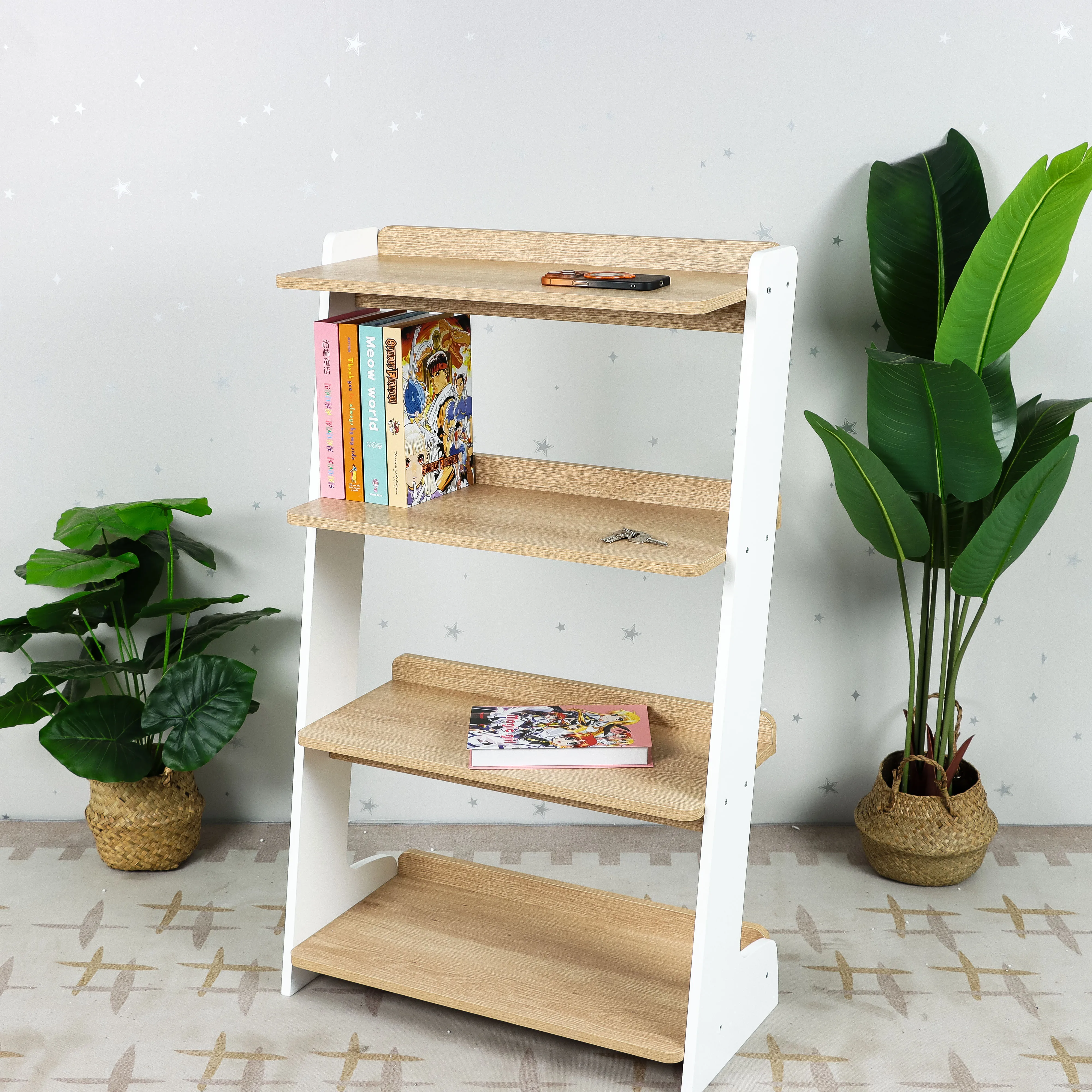 Книжная полка из чистого дерева