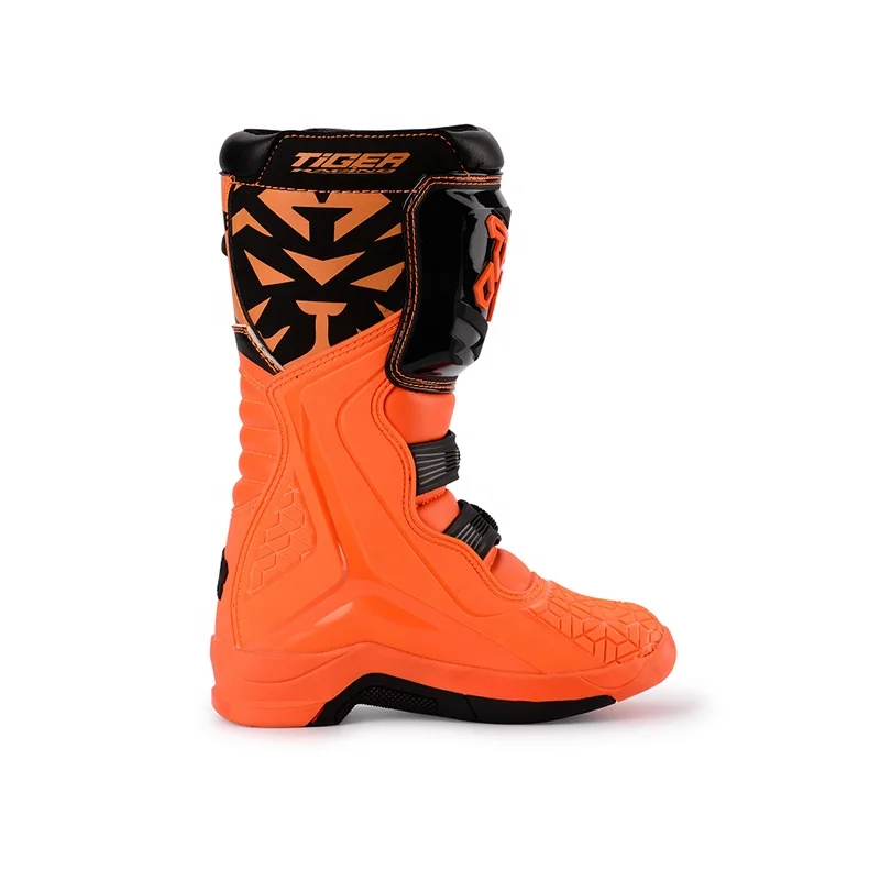 TR Tiger  Kids Off Road Motocross Shoes Kids Motorcycle Dirt Bike Boots Kids Motorcycle Racing Shoes
