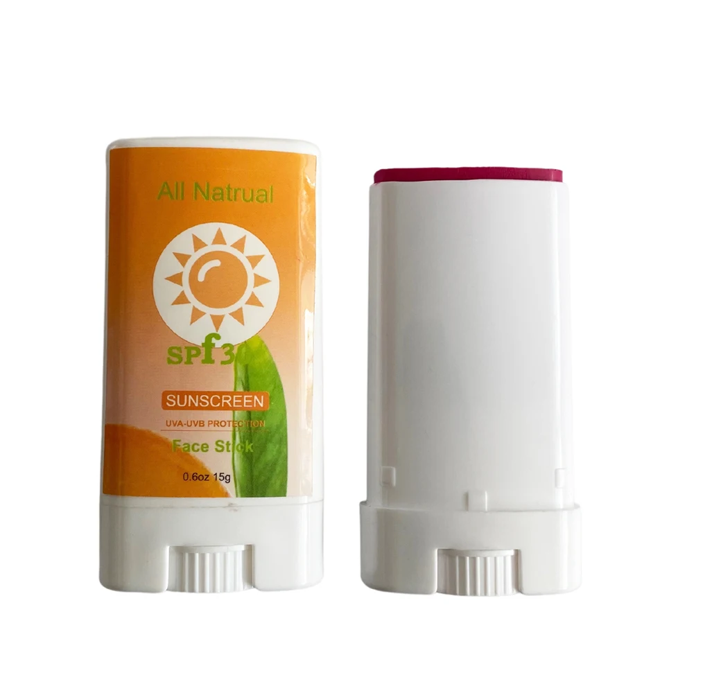 Sunscreen face stick