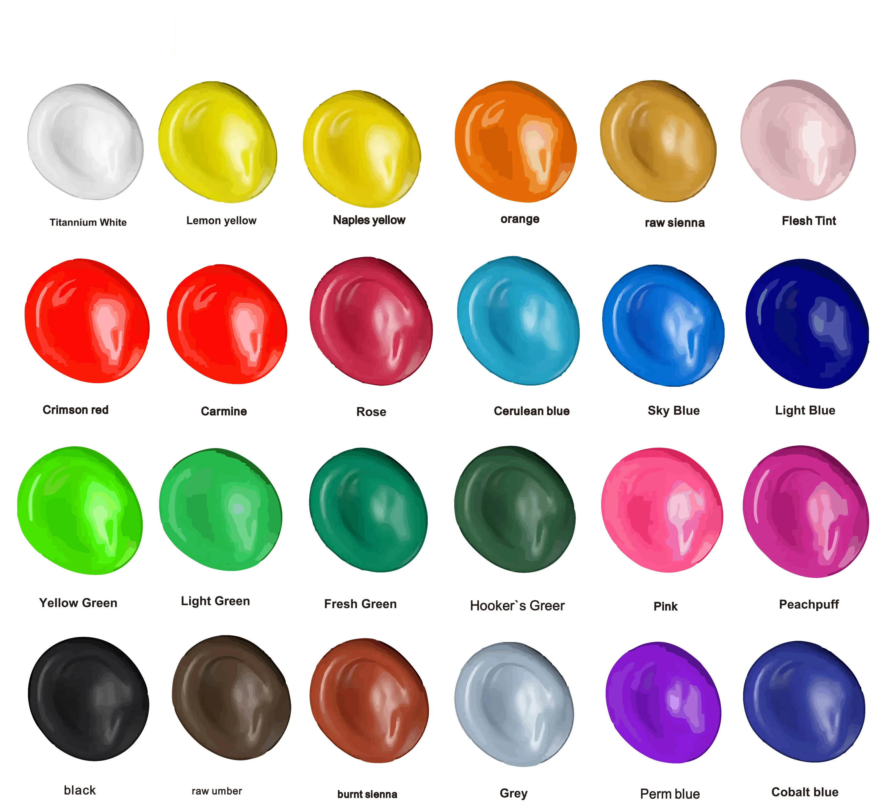 Wholesale Art supplier Customized Non-toxic Rich Pigments High Covering Professional Acrylic Paint Set for Artists