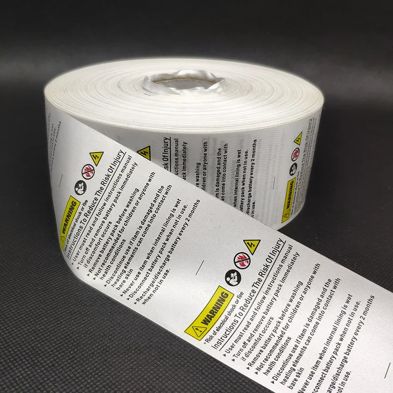 Washing Symbol Care  Wash Label For Clothes Care Label wholesale custom clothing brand woven label for clothing