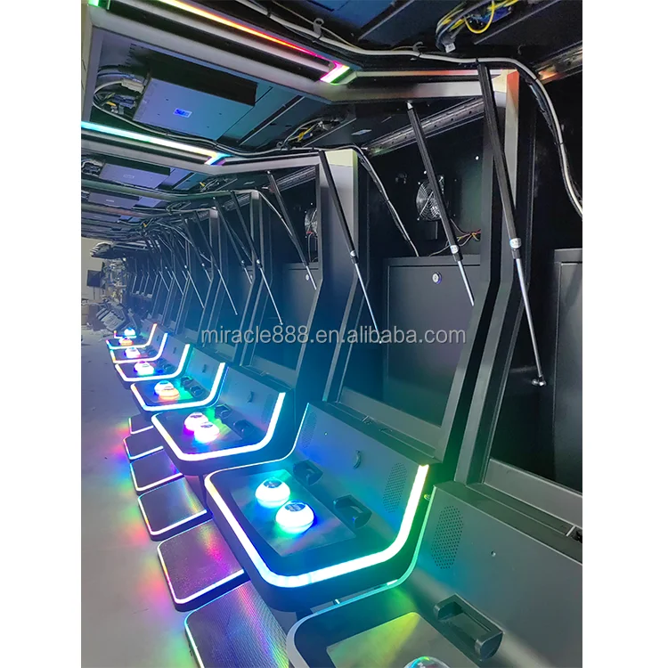 Miracle 2024 oem empty arcade cabinet diy kit 23.6/27 inch touch monitor machine  dual gaming display for arcade center