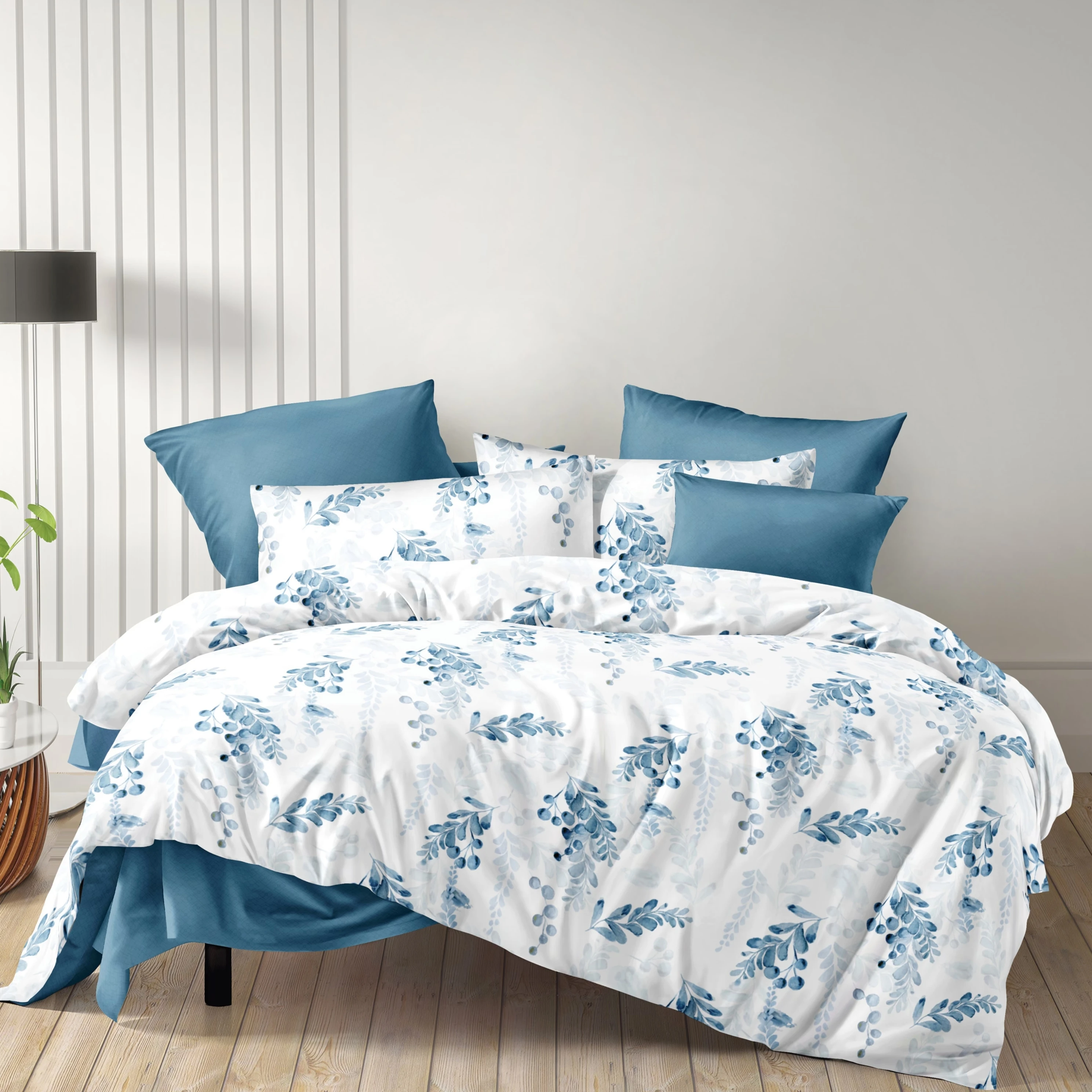 New Design Bed Duvet Comforter Floral Pattern Bedding Sets 7 Pieces Comforter Luxury Bedding Set