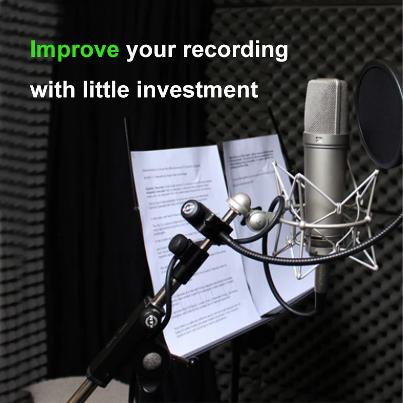 Soundproofing Foam Acoustic Foam Sound Treatment Studio Room Absorption Wedge Tiles foam