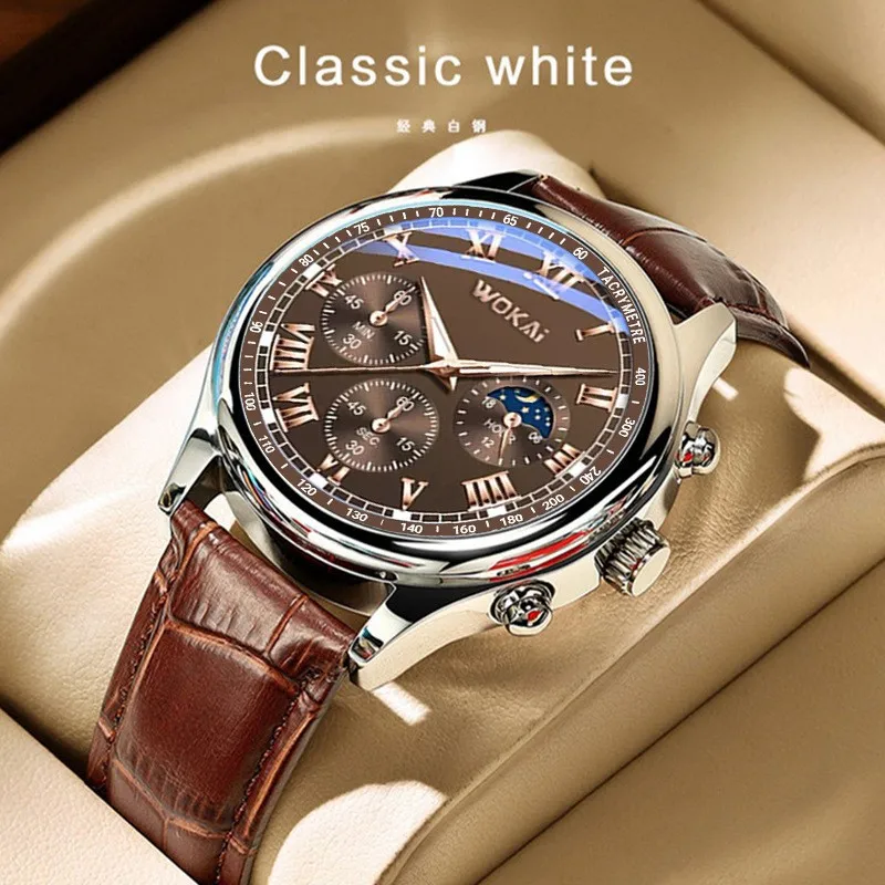 MW230418-1 2024 Fashion Mens Watches Luxury Men Sports Quartz Wrist Watch Man Business Casual Leather Watch Best Seller