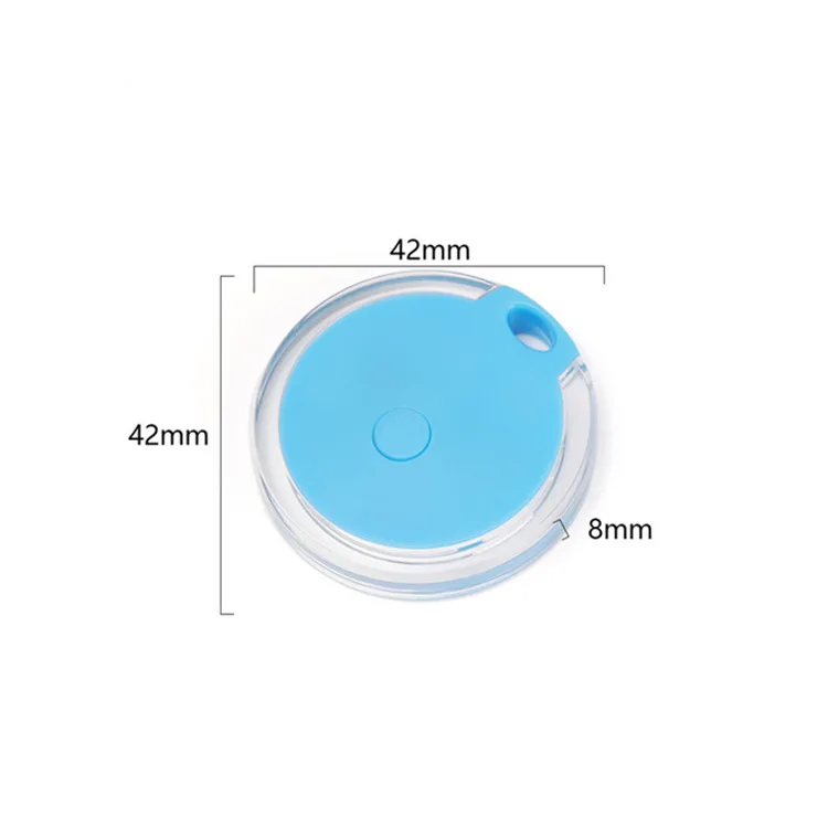 Wholesale keychain smart alarm mobile phone two-way object tracking locator round anti-lost device