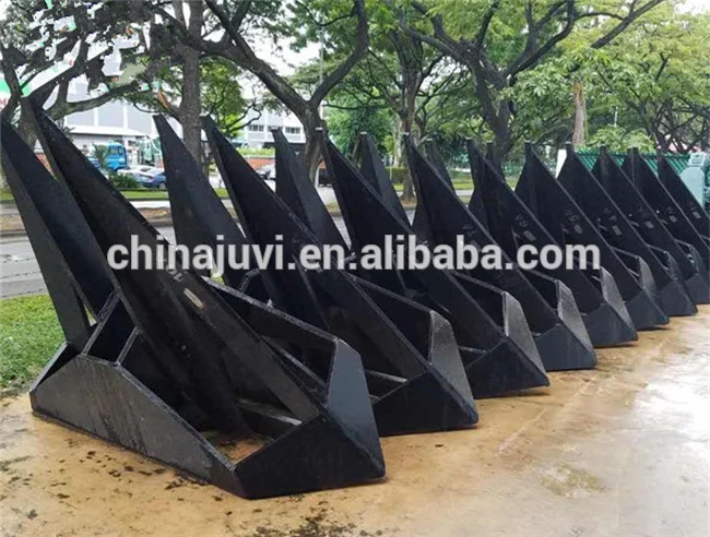 Морской корабль, стальное литье для холла, якорь с сертификатом BV ABS LR