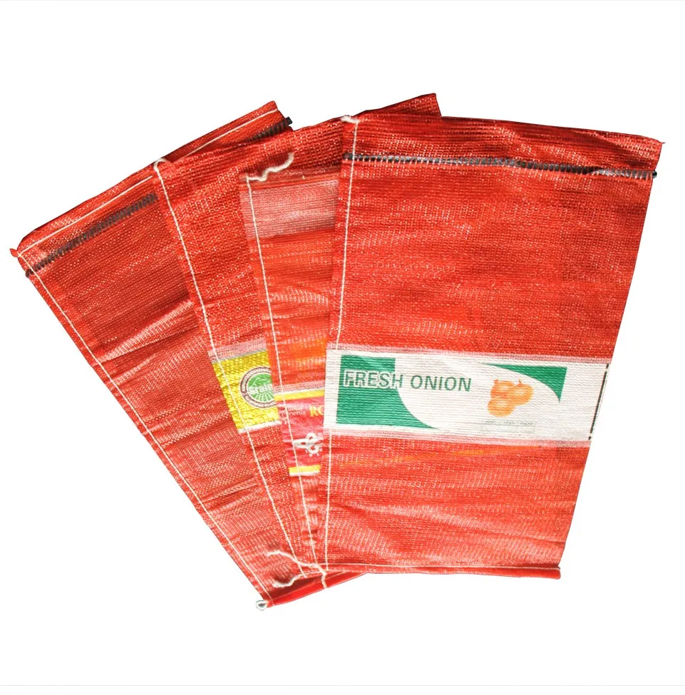High quality 10kg 20kg 30kg PP leno mesh bag fruit vegetable