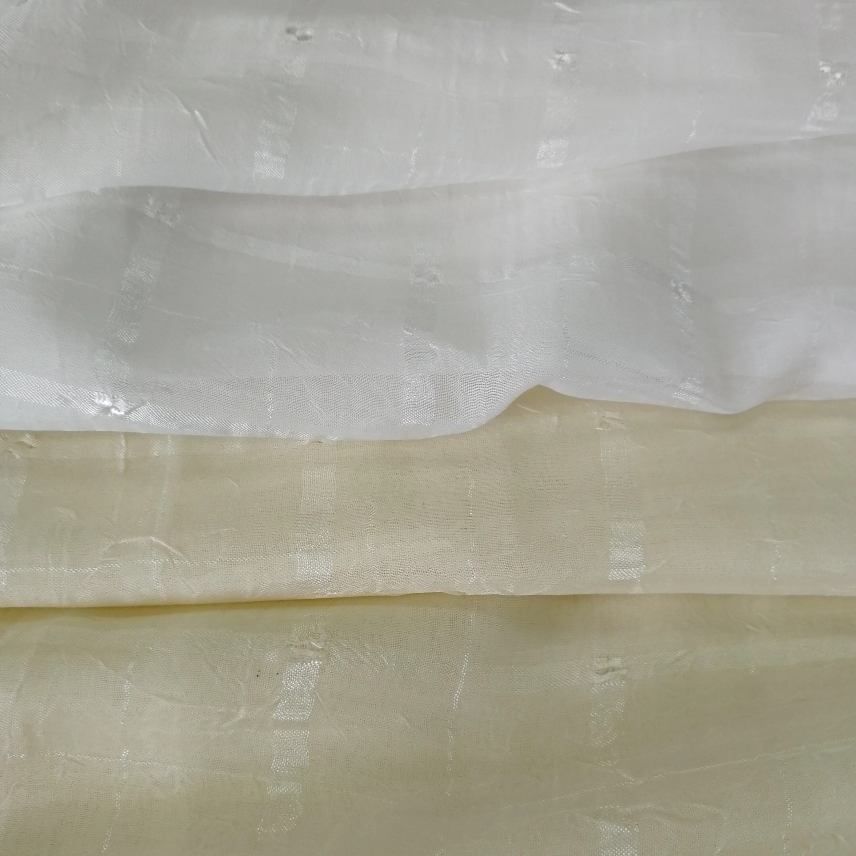 china suppliers-100%Polyester foil &Stripe beautiful Voile Curtain Polyester Curtain