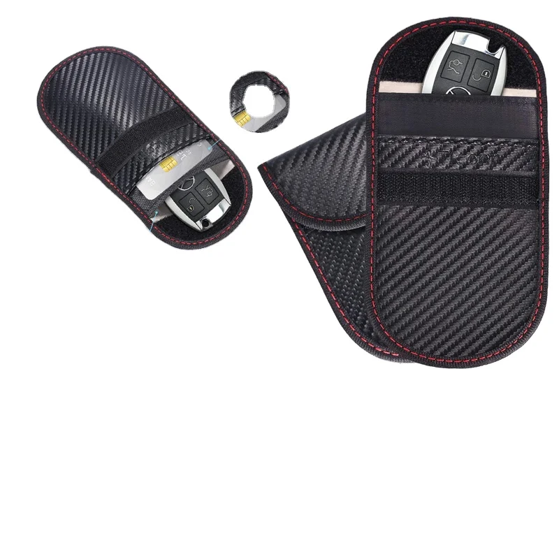 The thief can remotely amplify the weak signal on the car key through the signal enhancement device