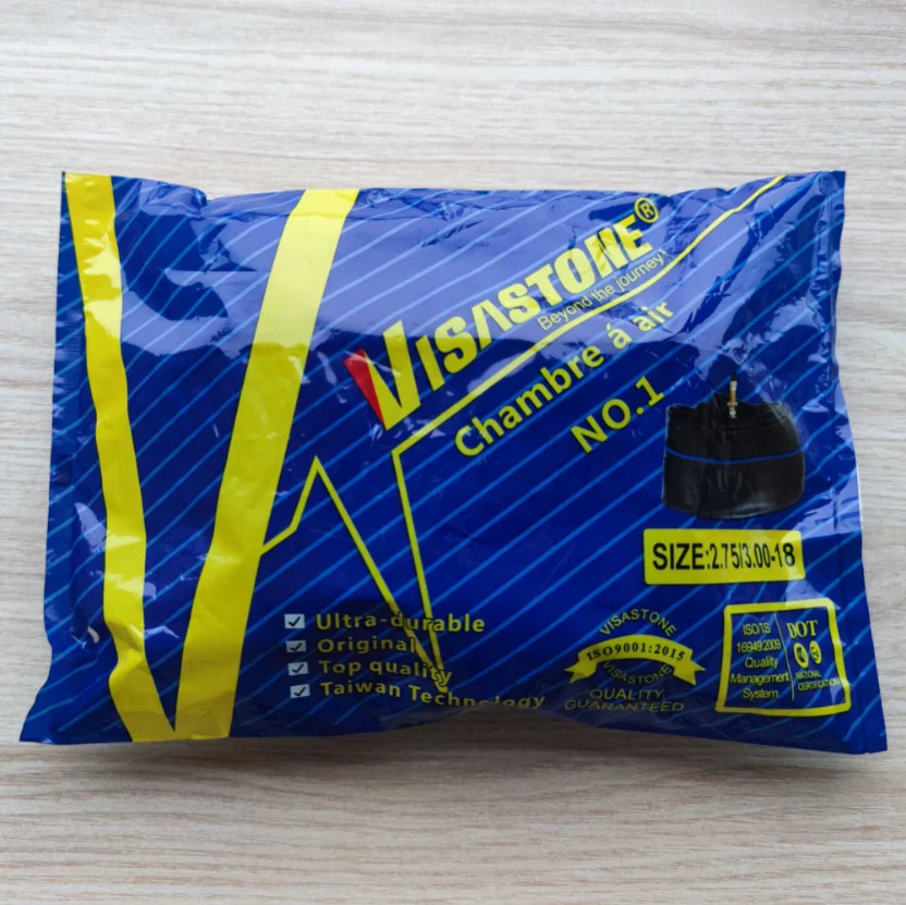 
FACTORY! VISASTONE BRAND MOTORCYCLE /TRICYCLE NATURAL RUBBER AND BUTYL INNER TUBE / BUTYL TUBE FOR MOTORCYCLE 