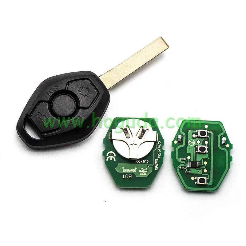 After Makert For BMW EWS 3 button remote key with 2 track blade with 7935 chip   315MHZ