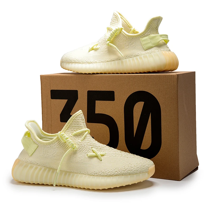 
Original yeezy 350 v2 reflective Shoes Black Men Women Knitting Sports Shoes Running_Sneakers Yeezy 
