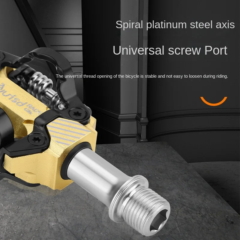 MTB-Self-locking Pedals bike lock Parts Riding Accessories Mountain Aluminum Alloy Bearing Bike Pedal