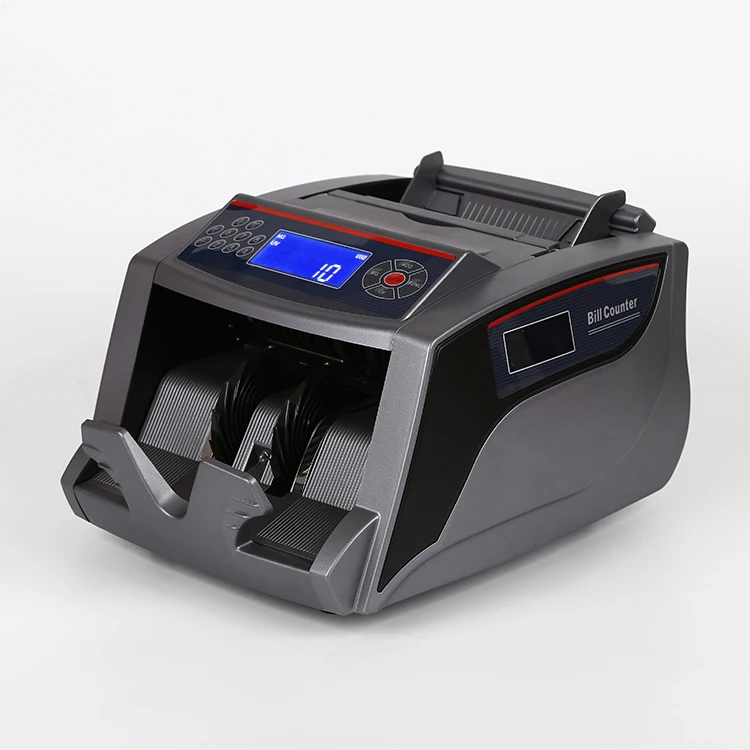Portable Money Counter Cash Counting Machine Fast Speed  Bill Counter  2828