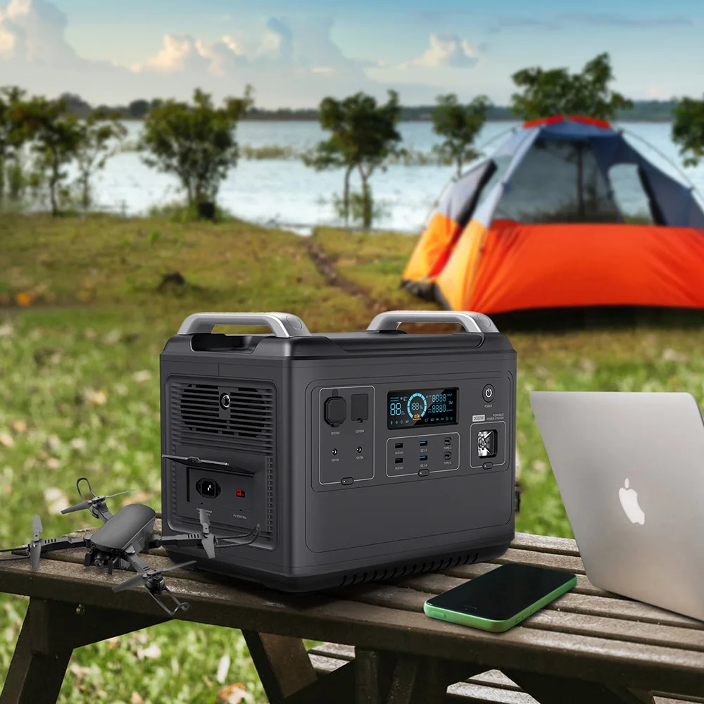 Wholesale Super Green Energy 2000Wh 2000w portable lifepo4 power station