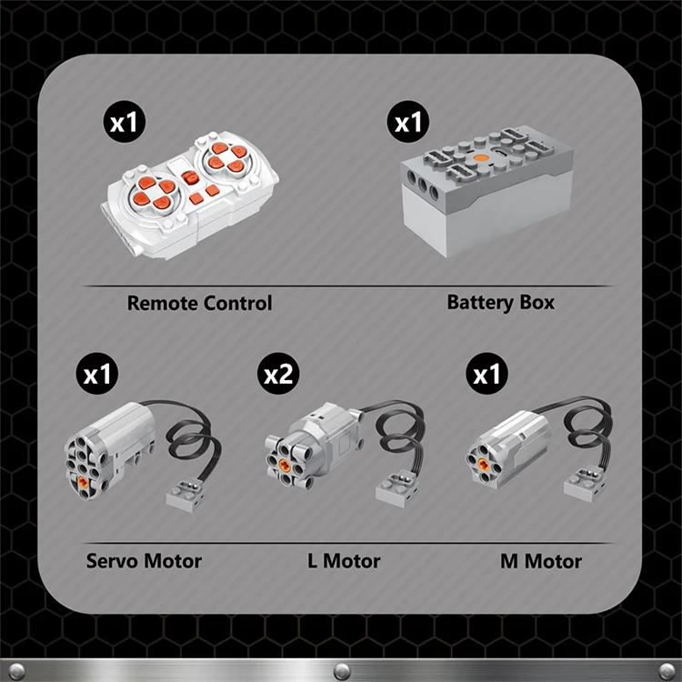 Hot Sale Electric Rc Truck Building Blocks Toys Full-Function Technical Engineering Truck Crane Building Block Brick Set